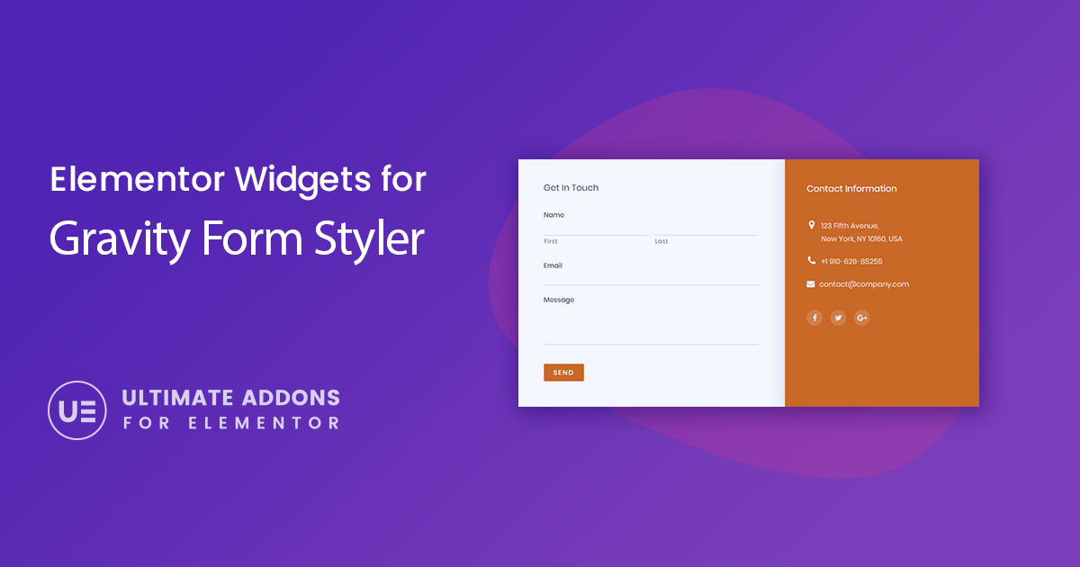 Elementor Gravity Form Styler Widget Ultimate Addons For Elementor