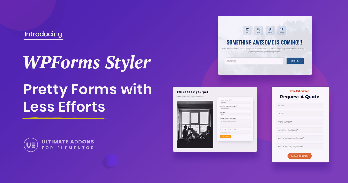 WP Forms Styler Ultimate Elementor