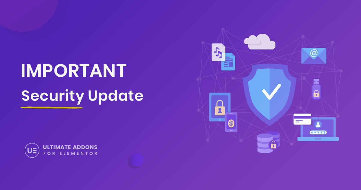 Ultimate Addons for Elementor - Security Update 1.20.1