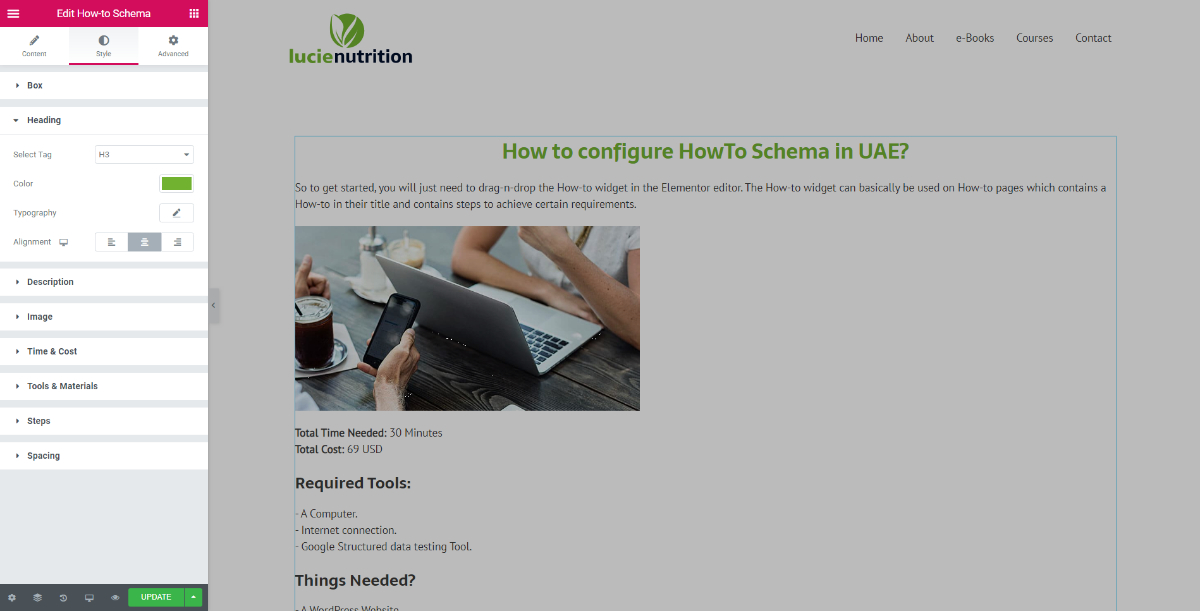 UAE How-to Schema Style