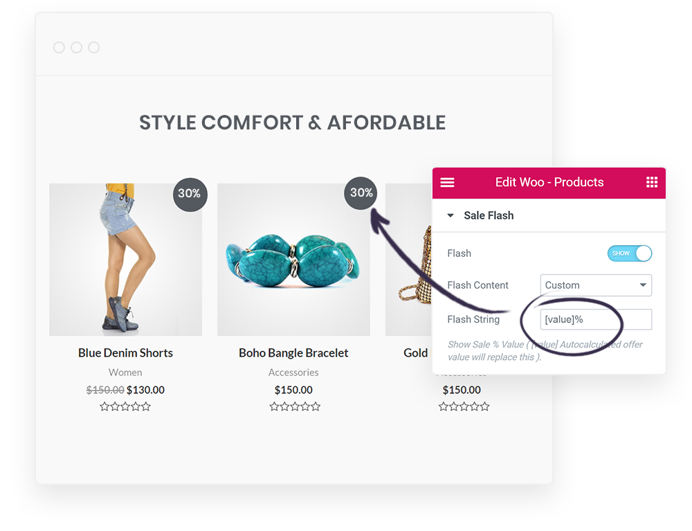 WooCommerce Flash Sale Feature Ultimate Elementor