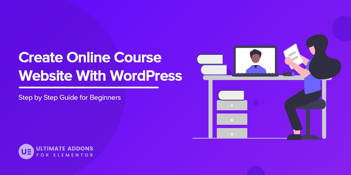 Create online course website with WordPress