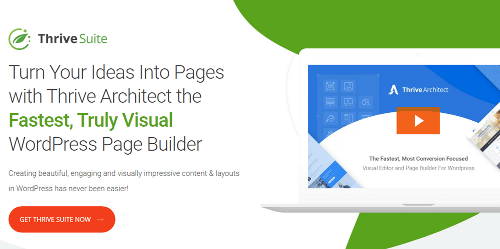 Thrive Architect page builder