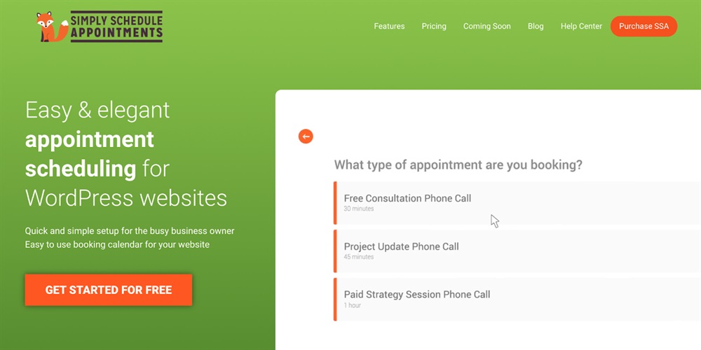 Simply schedule appointments plugin