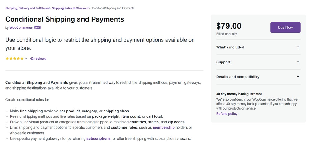 conditional shipping and payments woocommerce plugin