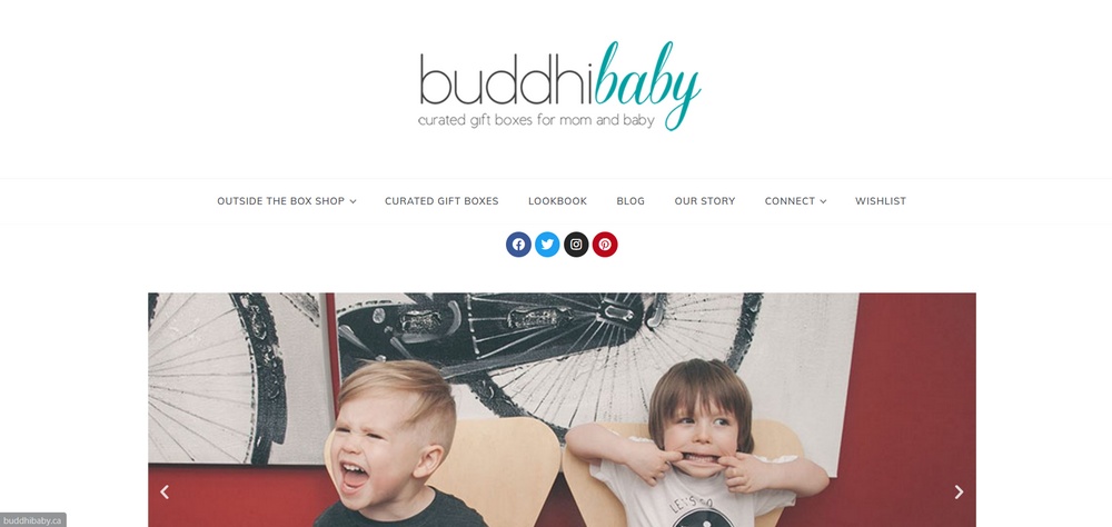 Buddhi Baby website example