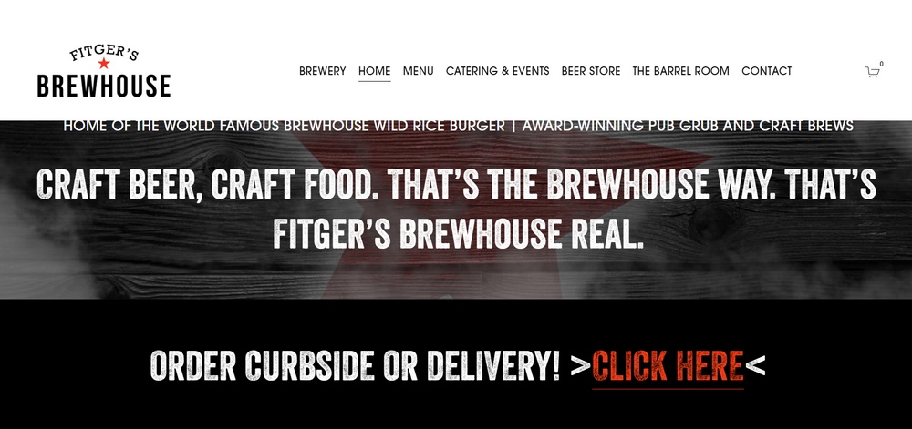 Fitgers Brewhouse eCommerce store example
