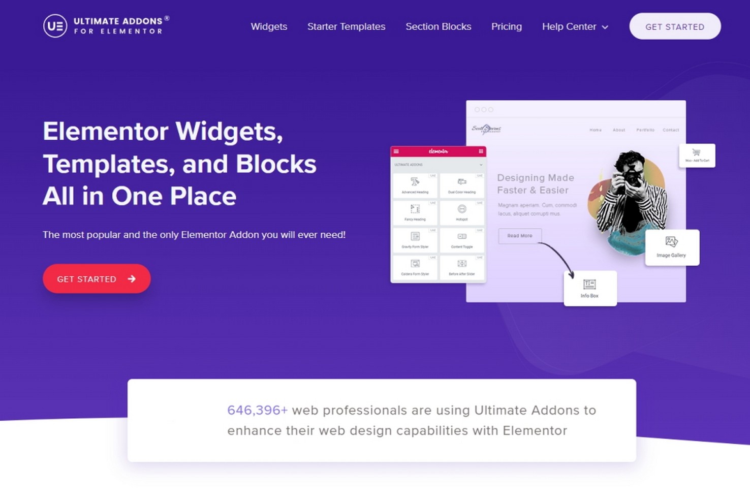 Elementor website