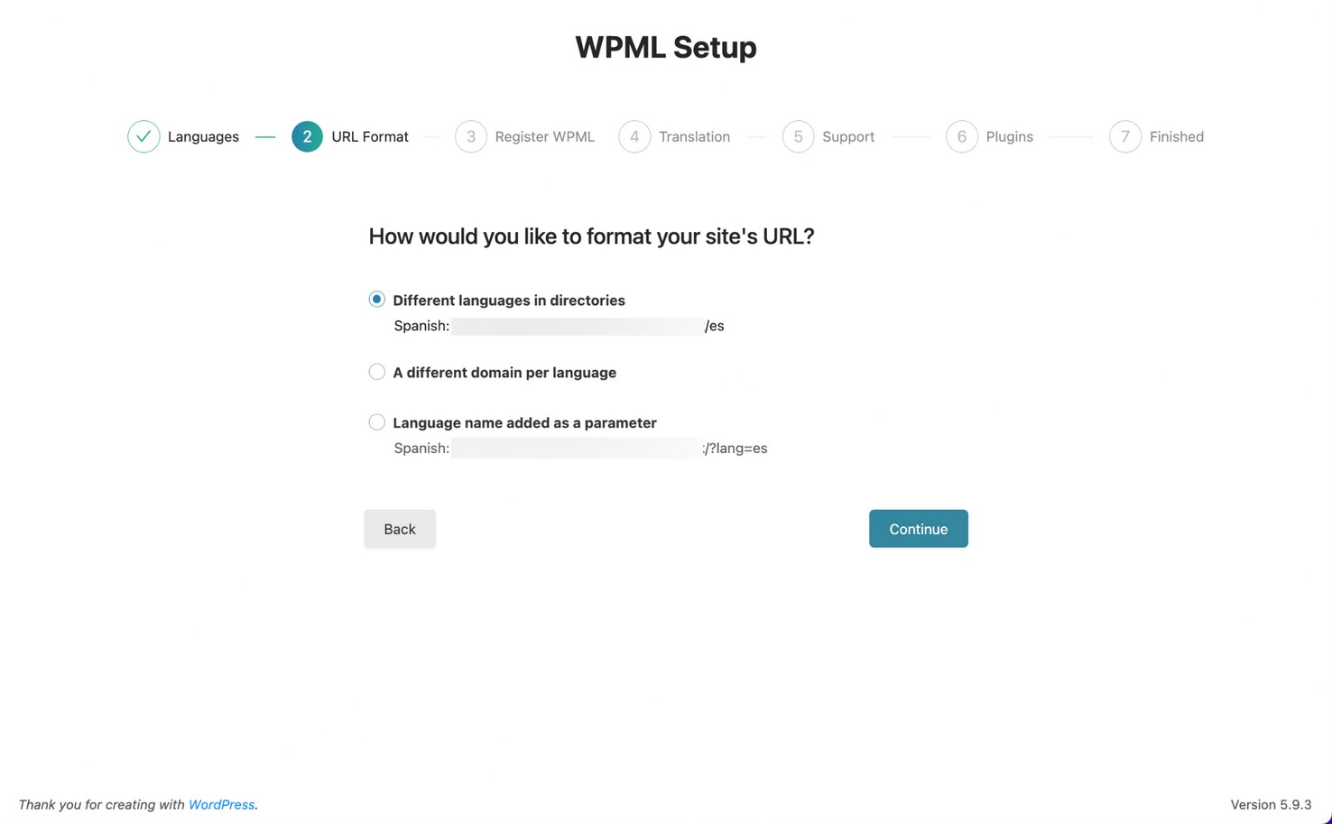 WPML Setup steps