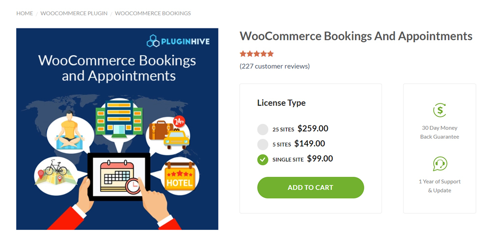 WooCommerce Bookings & Appointments