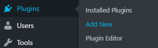 Adding new plugins from the WordPress backend