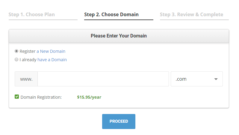 Assigning a domain to the SiteGround installed hosting