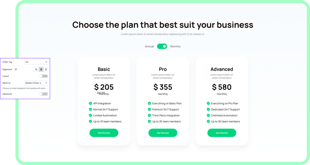 Elementor Content Toggle Widget - Ultimate Addons for Elementor