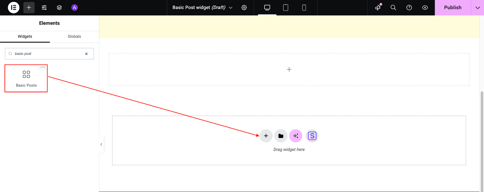 Basic Posts Widget