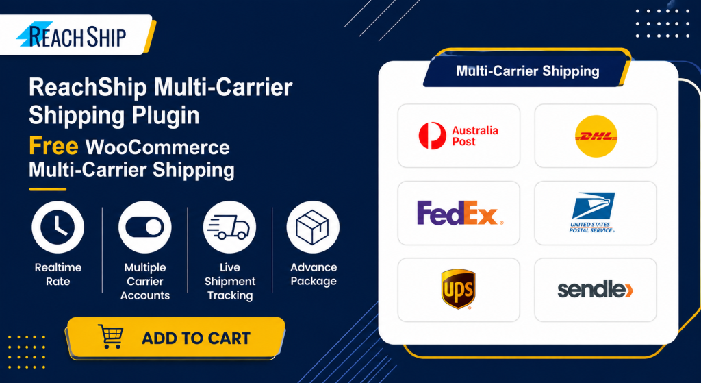 50+ Best WooCommerce Plugins in 2026 (Must-Have Extensions for WooCommerce Store) ReachShip Multi-Carrier Shipping Plugin